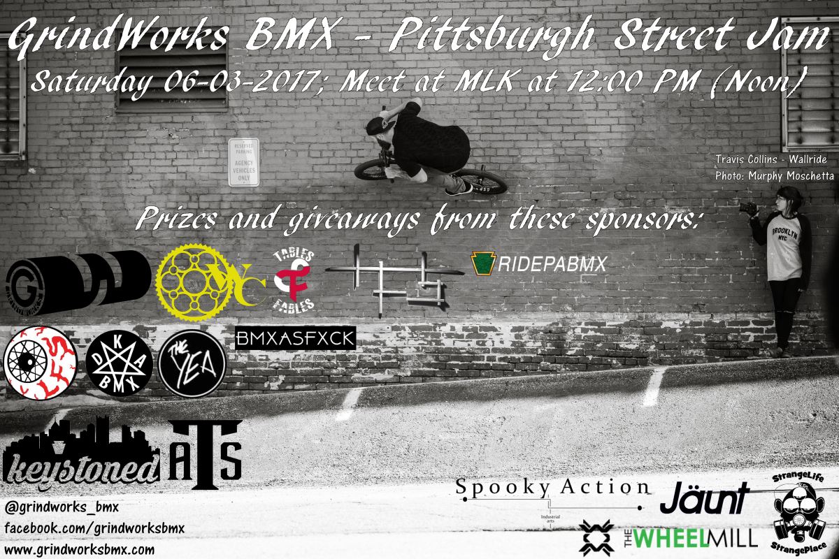 GrindWorks Pittsburgh Street Jam 2017 – Update&nbsp;1